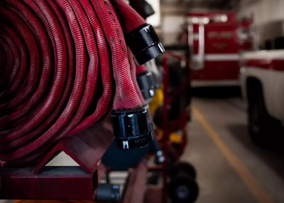Fire hoses inspected and certified by Maui Fire Control
